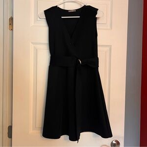 Zara Black Mini Dress With Belt